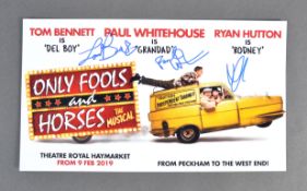 ONLY FOOLS & HORSES THE MUSICAL - CAST SIGNED POST