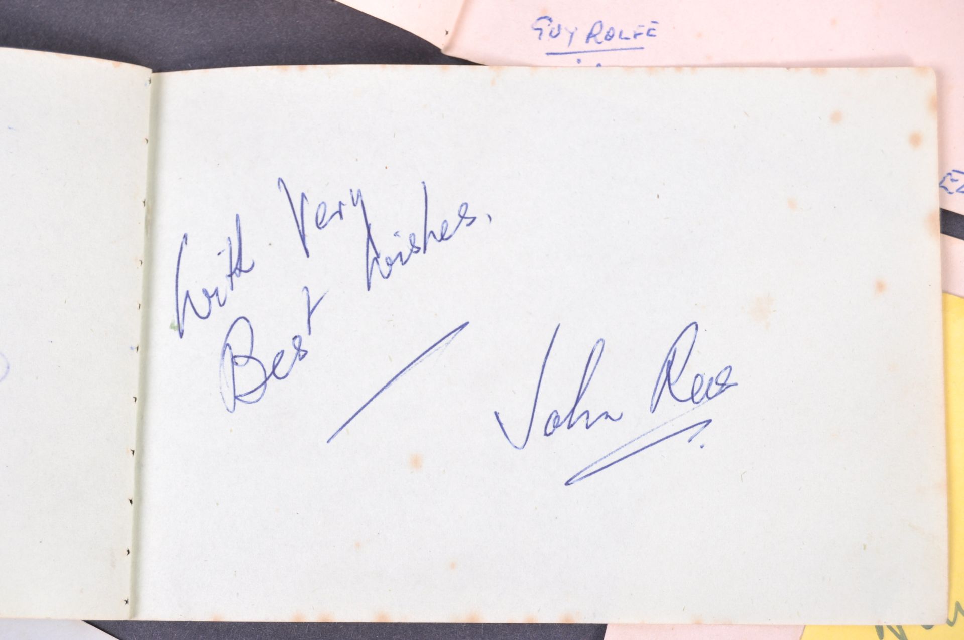 AUTOGRAPHS - COLLECTION TO INCLUDE RONNIE BARKER, - Bild 6 aus 7