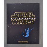 JJ ABRAMS - STAR WARS - DIRECTOR - SIGNED POSTER P