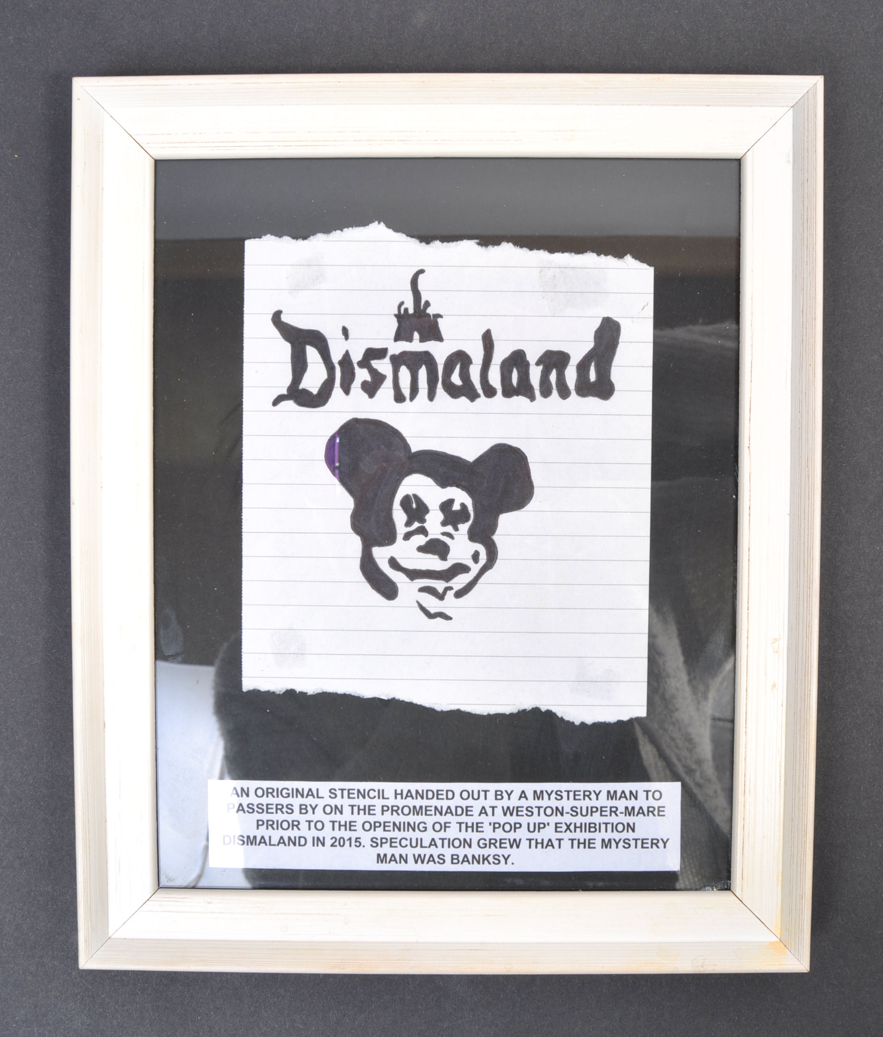 Banksy Dismaland Original Piece Of Free Art Auctions Price Archive