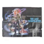 THE LAST STARFIGHTER 1984 - ORIGINAL UK QUAD CINEM