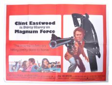 MAGNUM FORCE - DIRTY HARRY - BRITISH QUAD CINEMA P