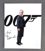 DAME JUDI DENCH - JAMES BOND 007 - SIGNED PHOTOGRA