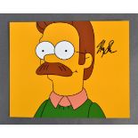 THE SIMPSONS - HARRY SHEARER - NED FLANDERS SIGNED 8X10"