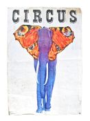 ANDRZEJ PAGOWSKI - CIRCUS - RARE VINTAGE ART POSTER