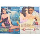 TWO 1960'S VINTAGE FRENCH MOVIE POSTERS