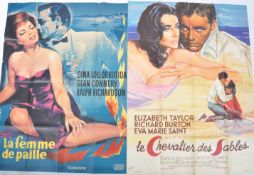 TWO 1960'S VINTAGE FRENCH MOVIE POSTERS