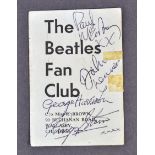 INCREDIBLE EARLY SET OF BEATLES AUTOGRAPHS - 1962