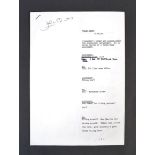 ORIGINAL TWO RONNIES SCRIPT ' HIGH NIGH ' BY GERAL