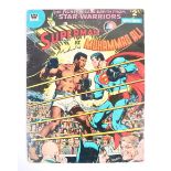 MUHAMMAD ALI - RARE AUTOGRAPHED SUPERMAN COMIC W/P