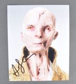 STAR WARS - THE LAST JEDI - ANDY SERKIS - AUTOGRAP