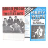VINTAGE ROCK AND ROLL POSTERS - MARTY WILDE & THE