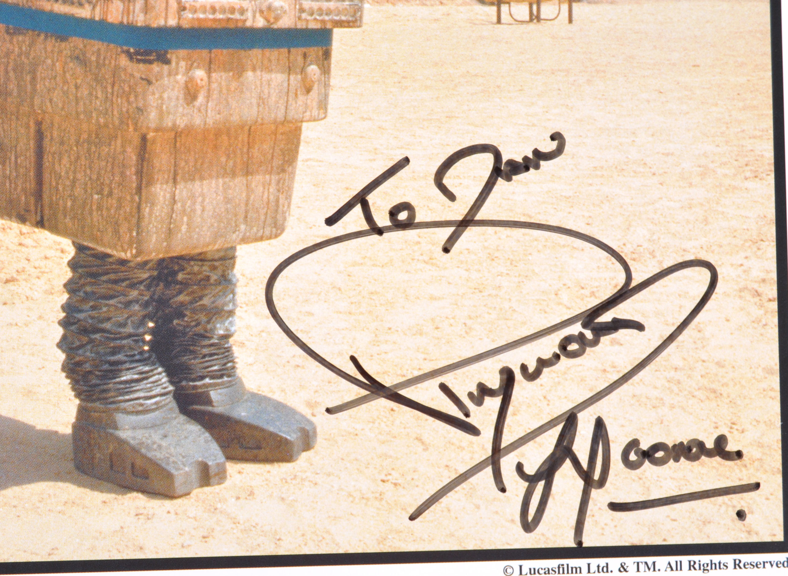 STAR WARS AUTOGRAPH COLLECTION - PETER MAYHEW, JER - Image 5 of 9
