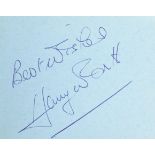 AUTOGRAPH BOOKS - NEW FACES, TOMMY COOPER, KEN DOD