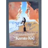 THE KARATE KID - INCREDIBLE MULTI-SIGNED CAST POST