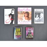 JOAN COLLINS - COLLECTION OF AUTOGRAPHED BOOKS