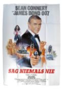 ORIGINAL JAMES BOND 007 NEVER SAY NEVER AGAIN GERMAN CINEMA POSTER