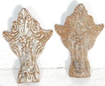 A matching pair of 19th Century Victorian cast iro