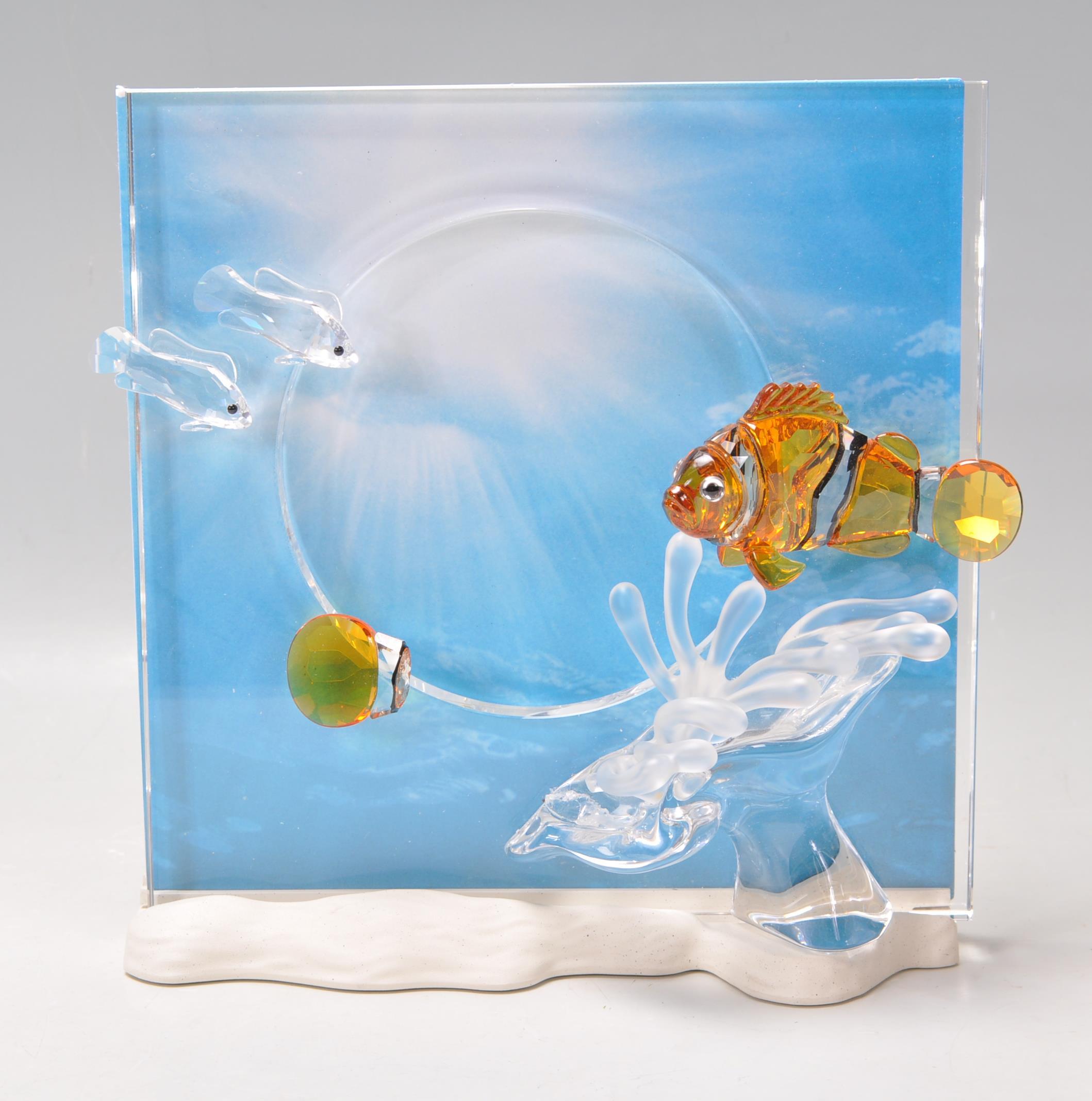 A Swarovski ' Wonders of the Sea ' cut crystal fre - Image 2 of 5