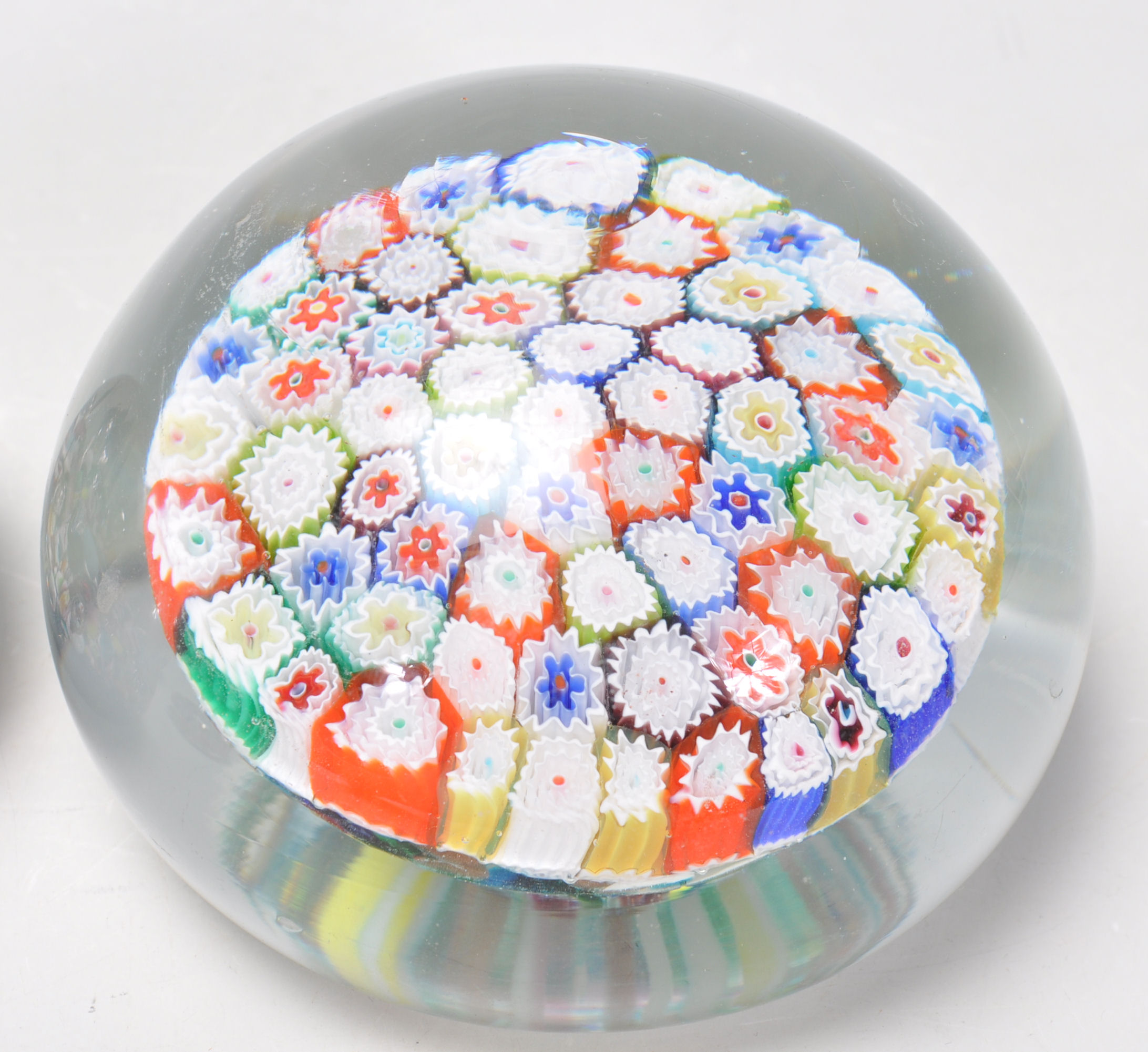 A group of five glass paperweights to include mill - Image 2 of 6