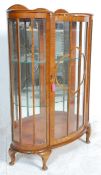 An early 20th Century 1930's Art Deco walnut displ