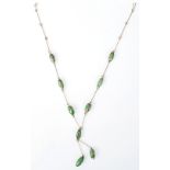 A 1930's Art Deco ladies Venetian necklace having