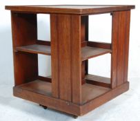 A 19th Century Victorian mahogany revolving bookca