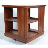 A 19th Century Victorian mahogany revolving bookca