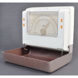 KRUPS OF GERMANY 1970 TWO TONE PLASTIC WALL MOUNTED SCALES