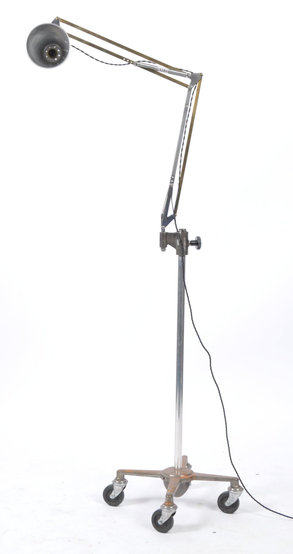 GEORGE CARWARDINE FOR HERBERT TERRY - ANGLEPOISE TROLLEY LAMP