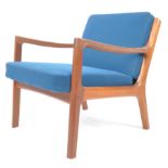 OLE WANSCHER FOR FRANCE & SONS MID CENTURY SENATOR EASY CHAIR