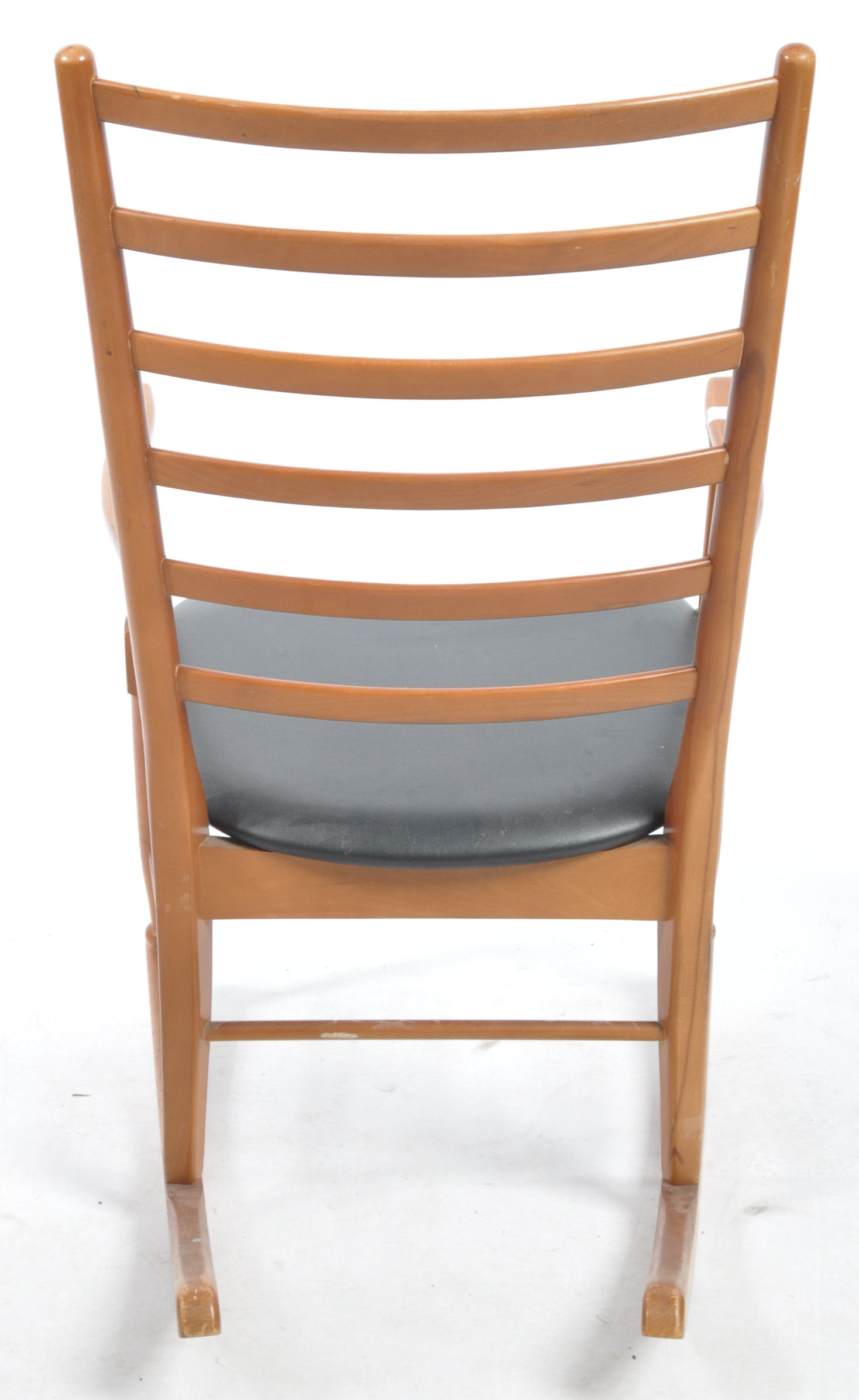 SCANDART MID CENTURY TEAK WOOD ROCKING CHAIR - ARMCHAIR - Image 5 of 7