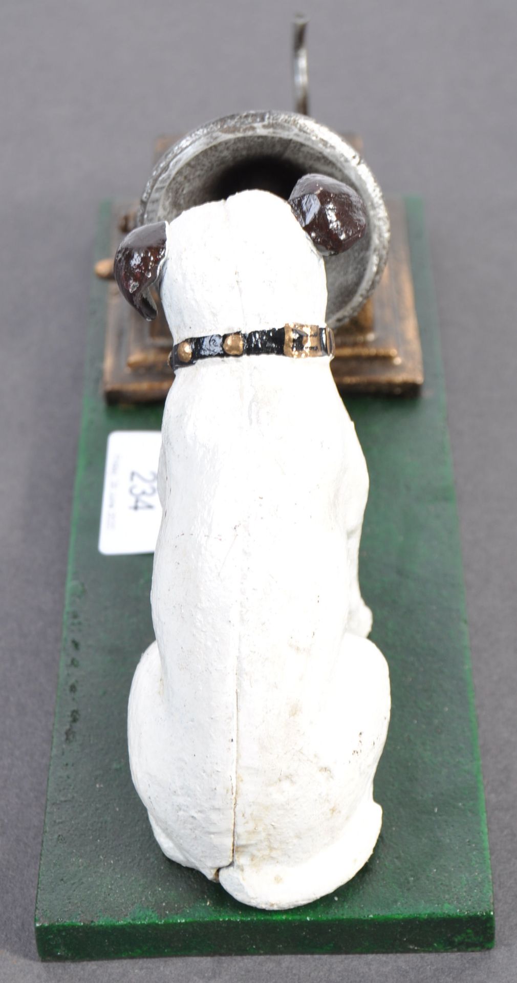 CONTEMPORARY VINTAGE CAST IRON HMV DOG NIPPER GRAMAPHONE FIGURE - Image 3 of 6