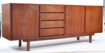 DANISH MID CENTURY DESIGN LARGE SOLID TEAK WOOD CREDENZA