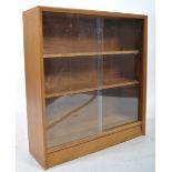 20TH CENTURY HERBERT GIBBS TEAK WOOD LIBRARY BOOKCASE CABINET