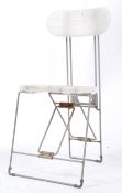 MANNER OF GASTONE RINALDI - FOLDING PLASTIC AND METAL CHAIR