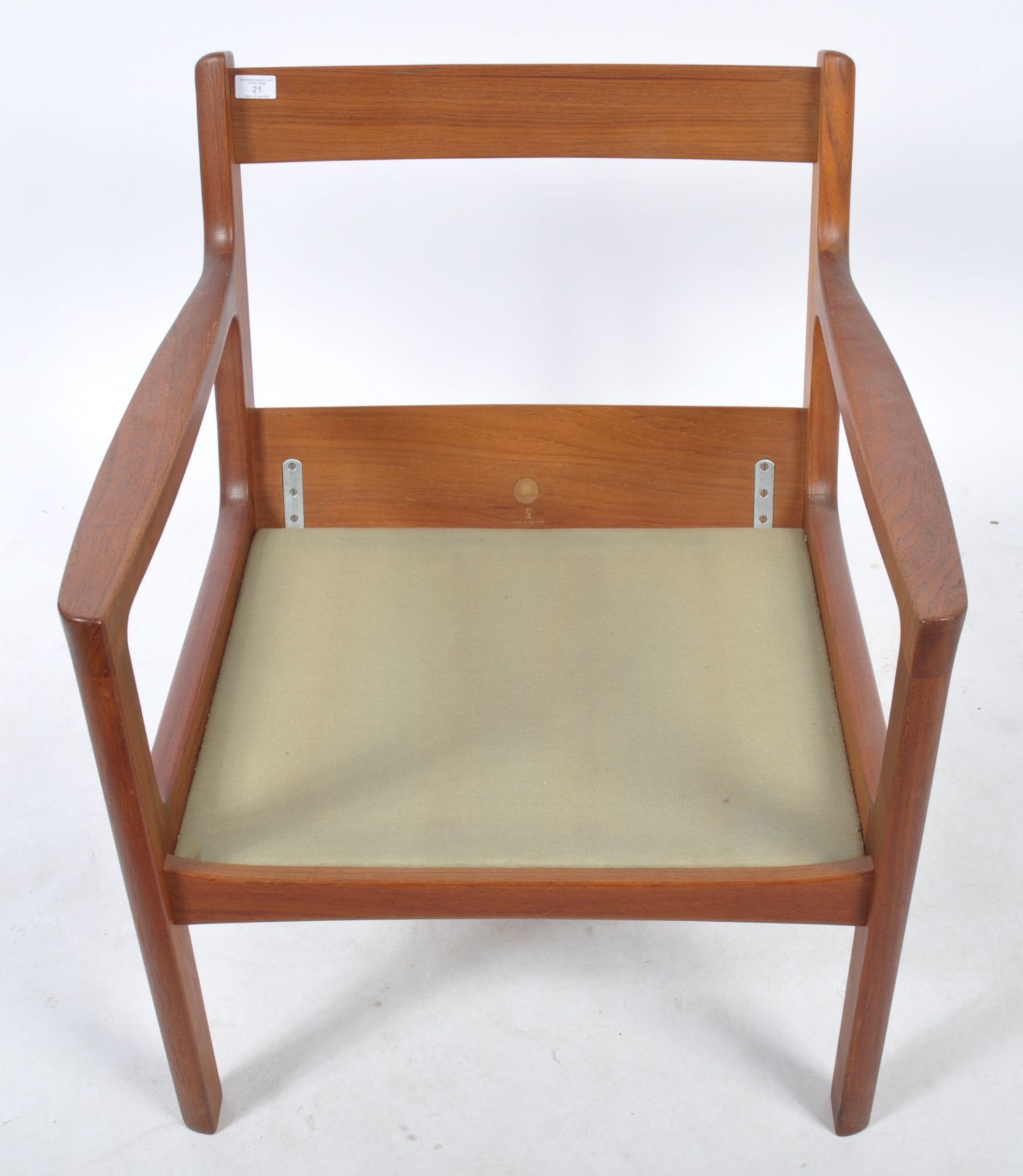 OLE WANSCHER FOR FRANCE & SONS MID CENTURY SENATOR EASY CHAIR - Bild 8 aus 9