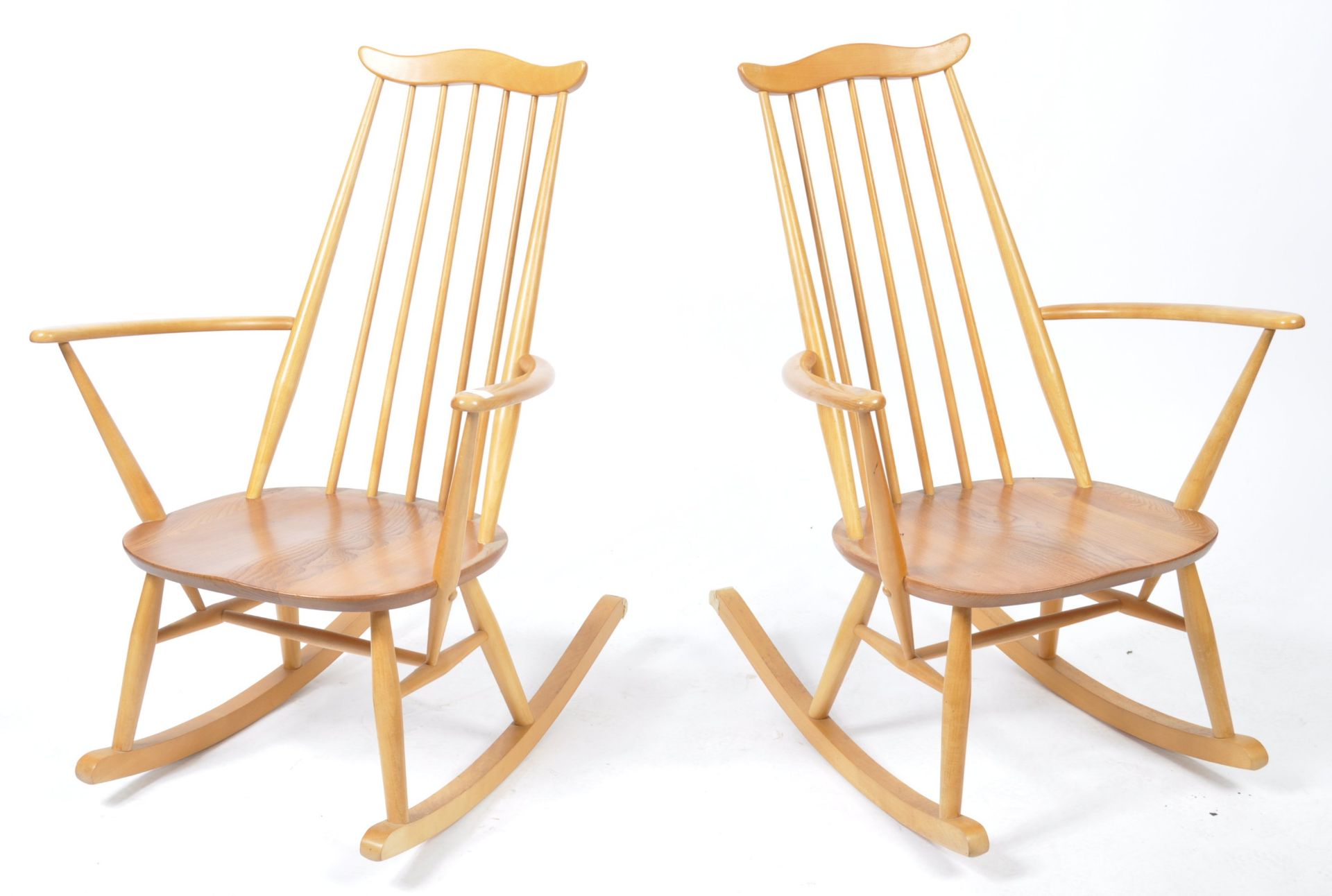 LUCIAN ERCOLANI - ERCOL - PAIR OF GOLDSMITH 369 ROCKING CHAIRS - Bild 2 aus 6