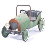 VINTAGE METAL PEDAL CAR - USED AS A FILM / DISPLAY PROP