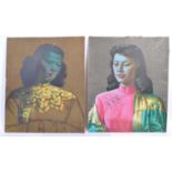 AFTER VLADIMIR TRETCHIKOFF - THE CHINESE GIRL - PRINT