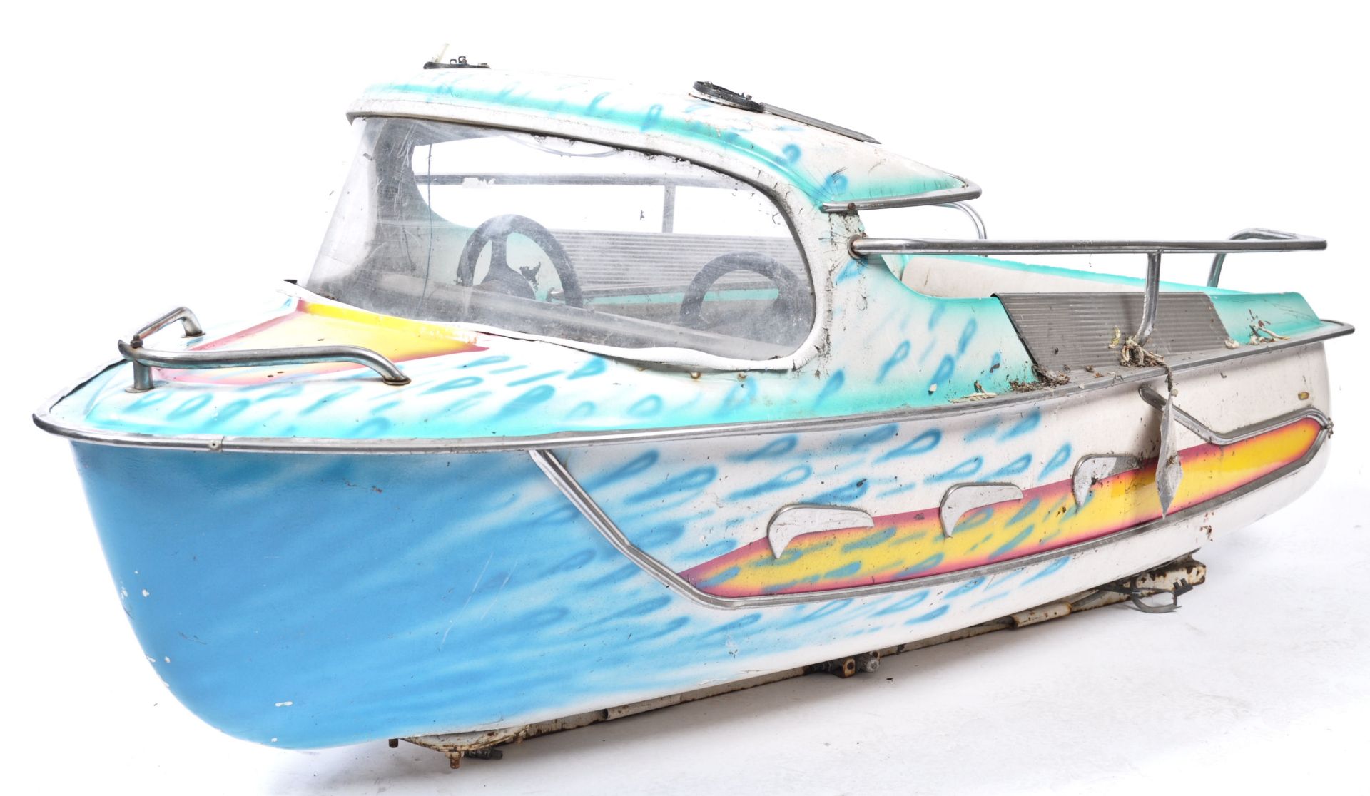 1970'S / 1980'S FAIRGROUND CAROUSEL RIDE - SPEED BOAT - Bild 2 aus 6