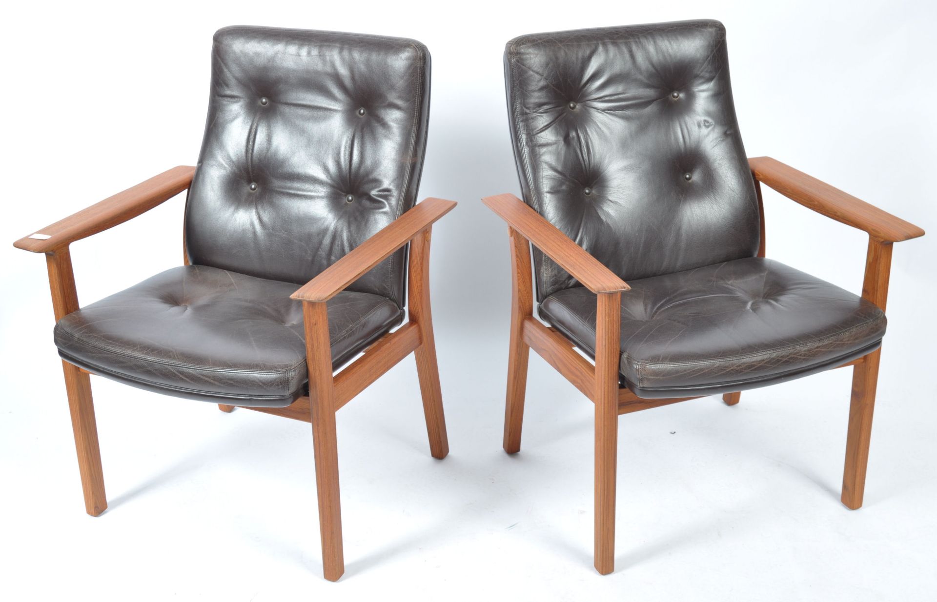 ARNE VODDER FOR SIBAST FURNITURE - 1960'S MID CENTURY ARMCHAIRS - Bild 2 aus 7