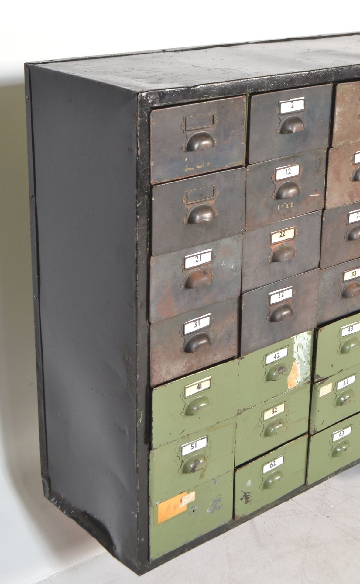 SYDNEY RAILWAY STATION INDUSTRIAL METAL FILING CABINET LOCKER - Bild 3 aus 4