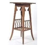 LIBERTY OF LONDON ARTS & CRAFTS MOVEMENT OAK AND TILE TABLE