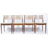 VICTOR B WILKINS FOR G-PLAN - SET OF 4 TEAK WOOD DINING CHAIRS