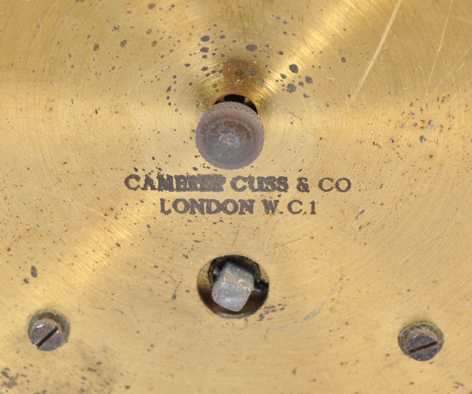 ART DECO CAMERER CUSS & CO OF LONDON WC1 MANTEL CLOCK - Image 4 of 5