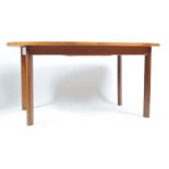 BRITISH MODERN DESIGN - G-PLAN TEAK WOOD EXTENDING DINING TABLE