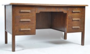 MID 20TH CENTURY AIR MINISTRY STYLE INDUSTRIAL OFFICE DESK