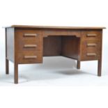 MID 20TH CENTURY AIR MINISTRY STYLE INDUSTRIAL OFFICE DESK
