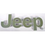 1990'S JEEP MOTORING ADVERTISING POINT OF SALE DEALER LIGHT